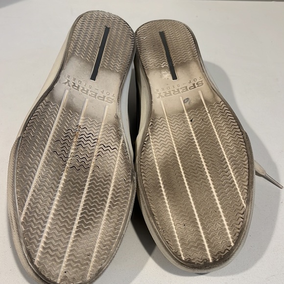 Men’s gray leather Sperry Top Sider boat shoes - Picture 4 of 6